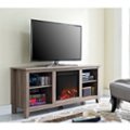 Alt View Zoom 11. Walker Edison - Open Storage Fireplace TV Stand for Most TVs Up to 65" - Driftwood.