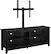 Alt View 23. Walker Edison - 58" TV Stand with Adjustable Removable Mount for Most TVs Up to 60" - Black.