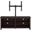Walker Edison - TV Stand with Mount for Most TVs Up to 60" - Espresso - Larger Front