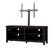 Left. Walker Edison - 58" TV Stand with Adjustable Removable Mount for Most TVs Up to 60" - Espresso.