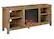 Angle. Walker Edison - 58" Open Storage Fireplace TV Stand for Most TVs Up to 65" - Barnwood.