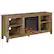 Left. Walker Edison - 58" Open Storage Fireplace TV Stand for Most TVs Up to 65" - Barnwood.