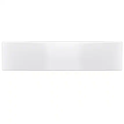 Front. GE - 7" RightHeight Riser - Laundry Pedestal for Select Washers and Dryers - White.