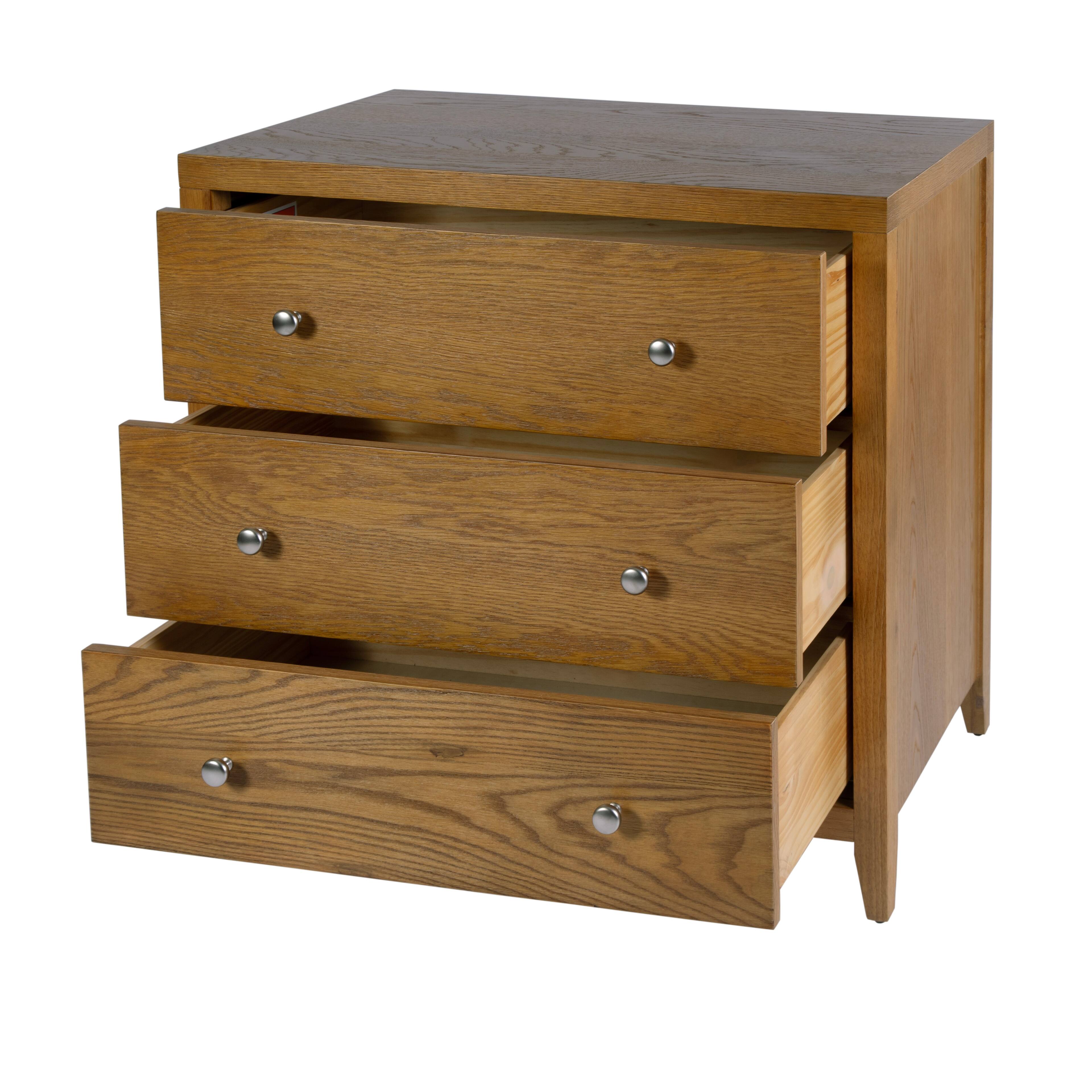 Alt View 1. Butler Specialty - Dana 34 in. W Rectangular Wood 3 Drawer Chest - Natural.