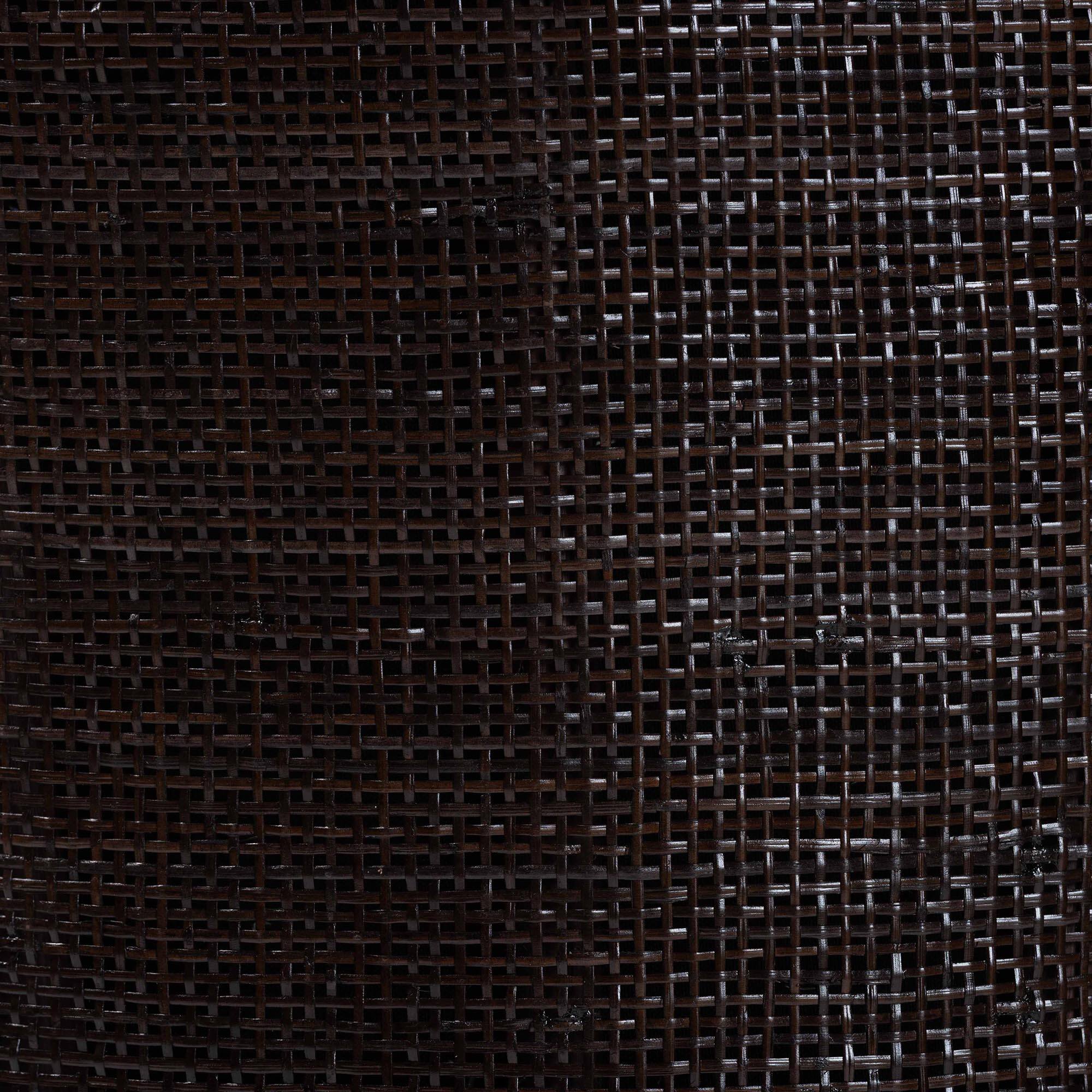Alt View 3. bali & pari - Alsip Espresso Rattan Counter Stool with Swivel Seat - Espresso/White.