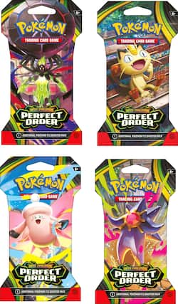 6+ Pokémon Trading Card Game
Mega Evolution Perfect Order
1 Additional Pokémon TCG Booster Pack