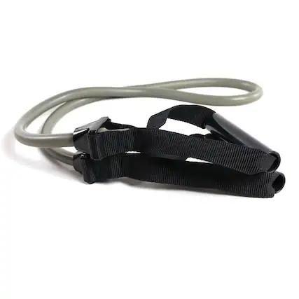 Front. Power Systems - 48" Versa-Tube Plus Resistance Tube, Ultra Heavy (15-31 lbs) Double Tube Design Resistance Band - Gray.