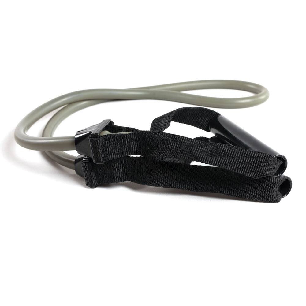 Front. Power Systems - 48" Versa-Tube Plus Resistance Tube, Ultra Heavy (15-31 lbs) Double Tube Design Resistance Band - Gray.