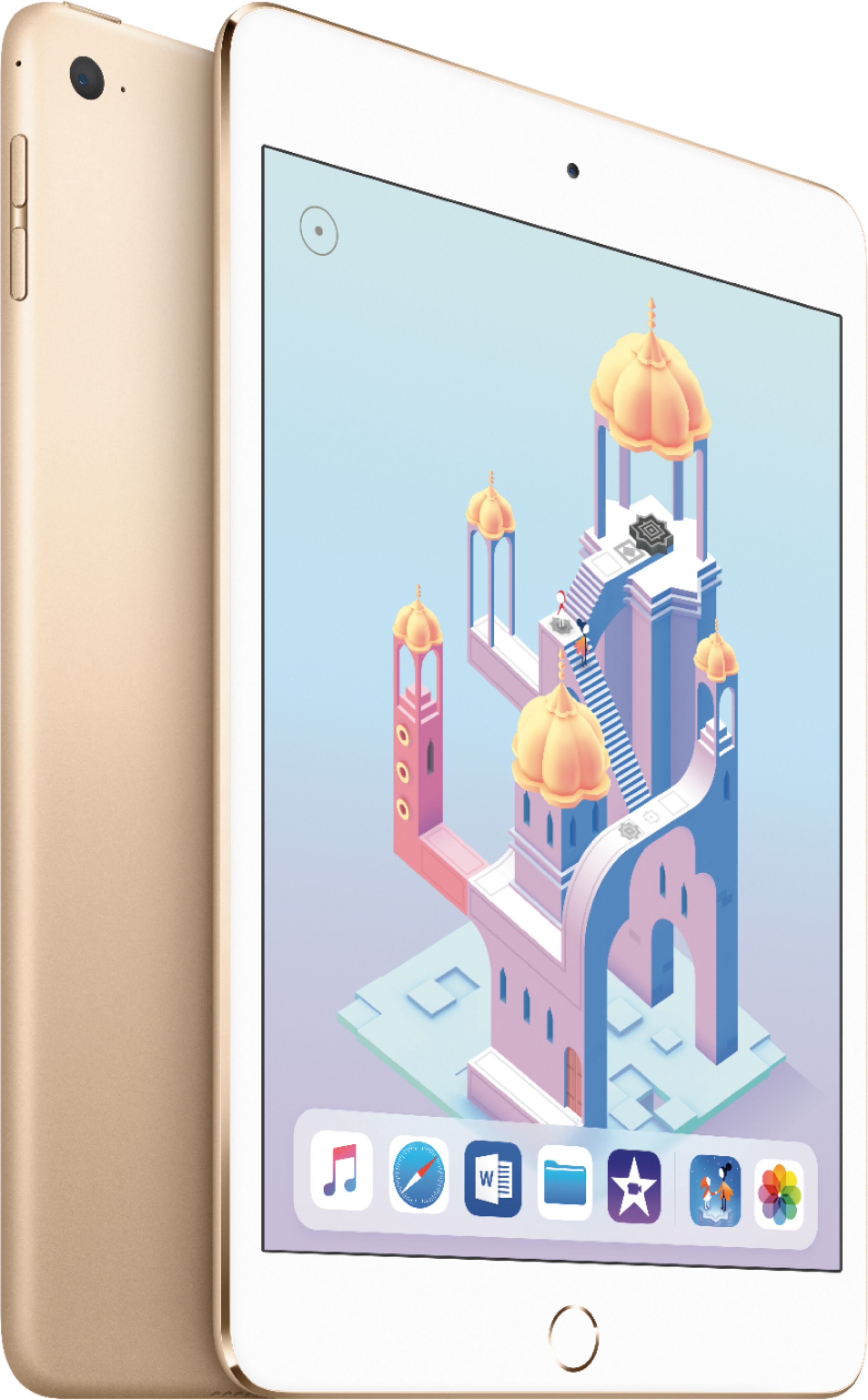 スマートフォン/携帯電話 スマートフォン本体 Best Buy: Apple iPad mini 4 Wi-Fi 128GB Gold MK9Q2LL/A
