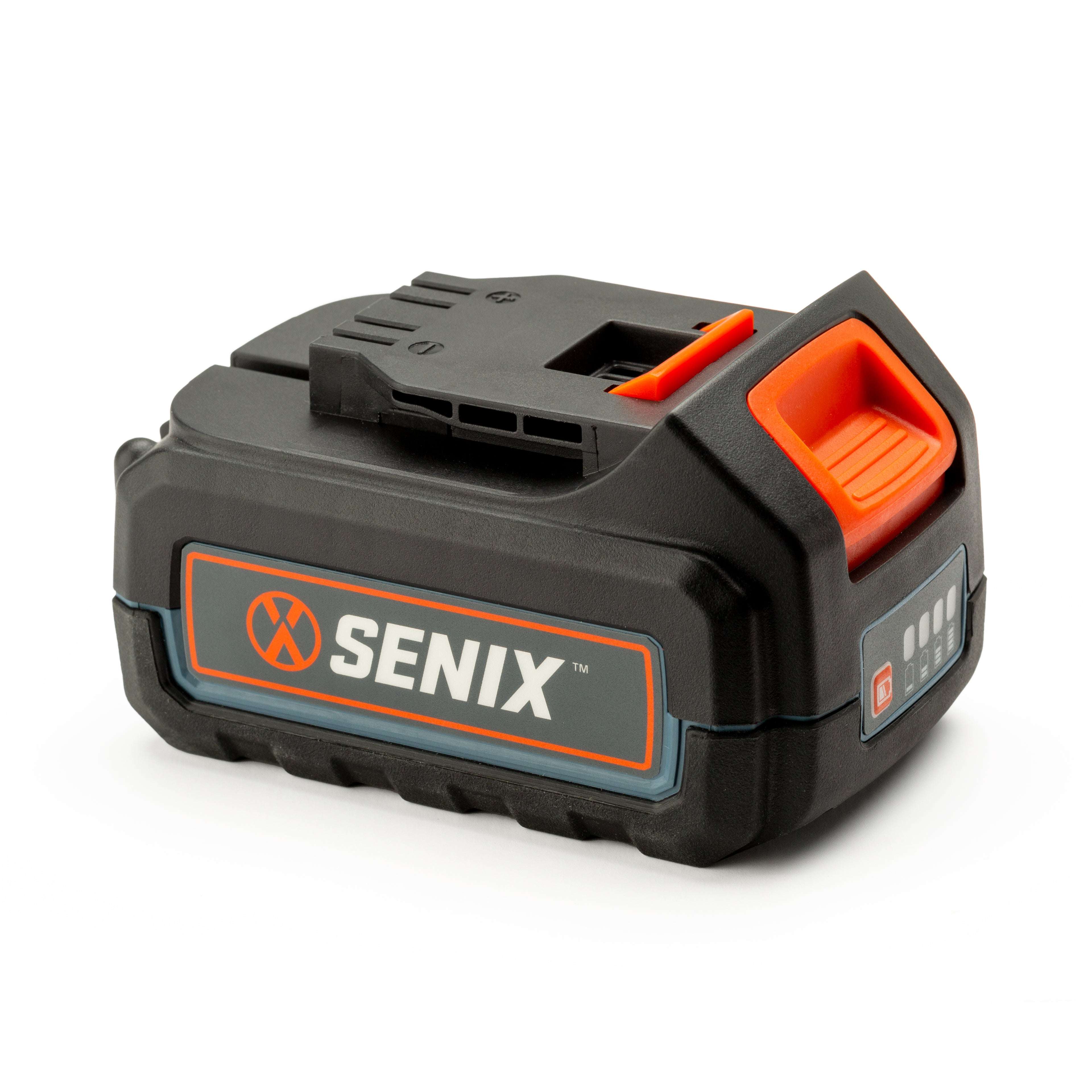 Back. SENIX - X2 20V Max* 5.0 Ah Lithium-ion Battery - Black.