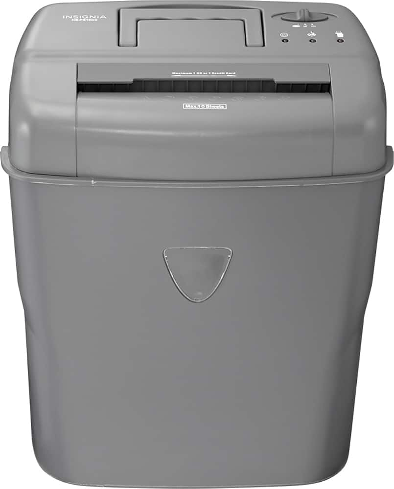 Insignia™ 10-Sheet Crosscut Shredder Gray NS-PS10CC - Best Buy