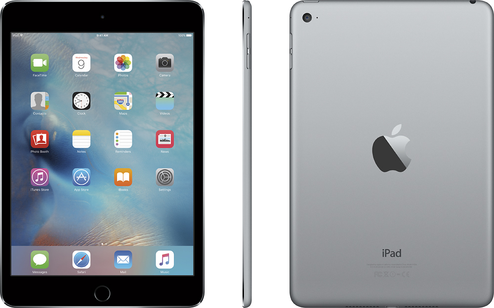 Best Buy: Apple iPad mini 4 Wi-Fi 16GB Space Gray MK6J2LL/A