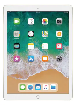 Apple - Geek Squad Certified Refurbished 12.9-Inch iPad Pro with Wi-Fi + Cellular - 128GB - Gold (Unlocked)