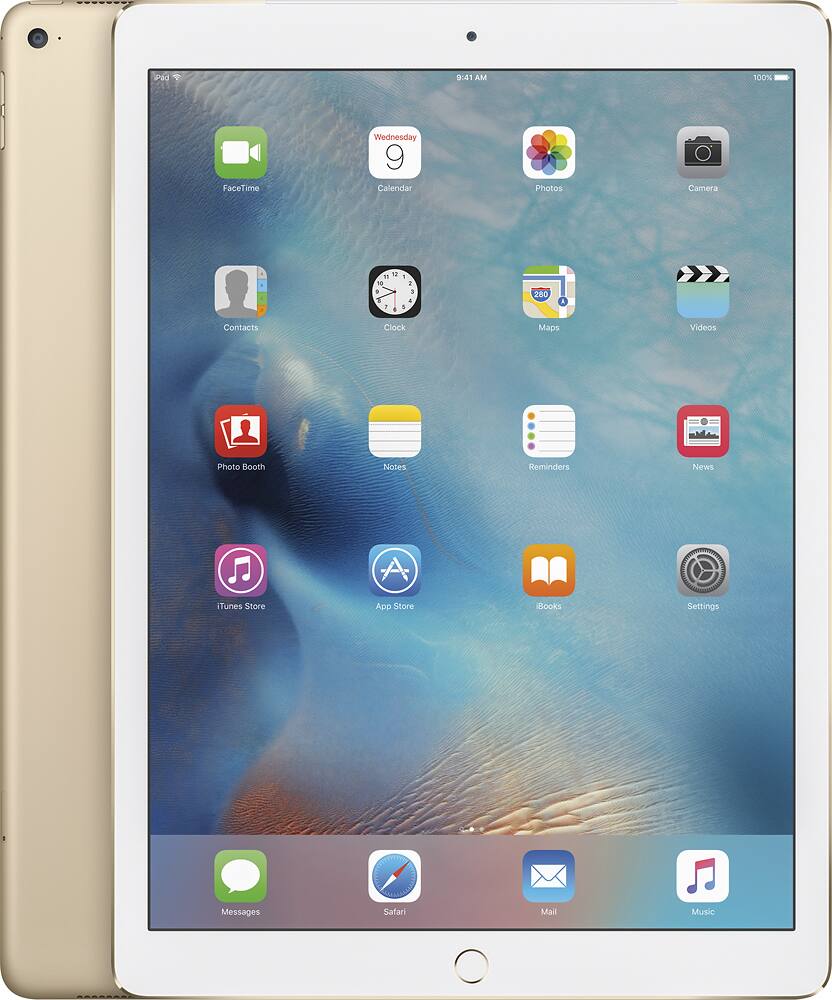 Alt View 12. Apple - 12.9-Inch iPad Pro with Wi-Fi + Cellular - 128GB - Gold.