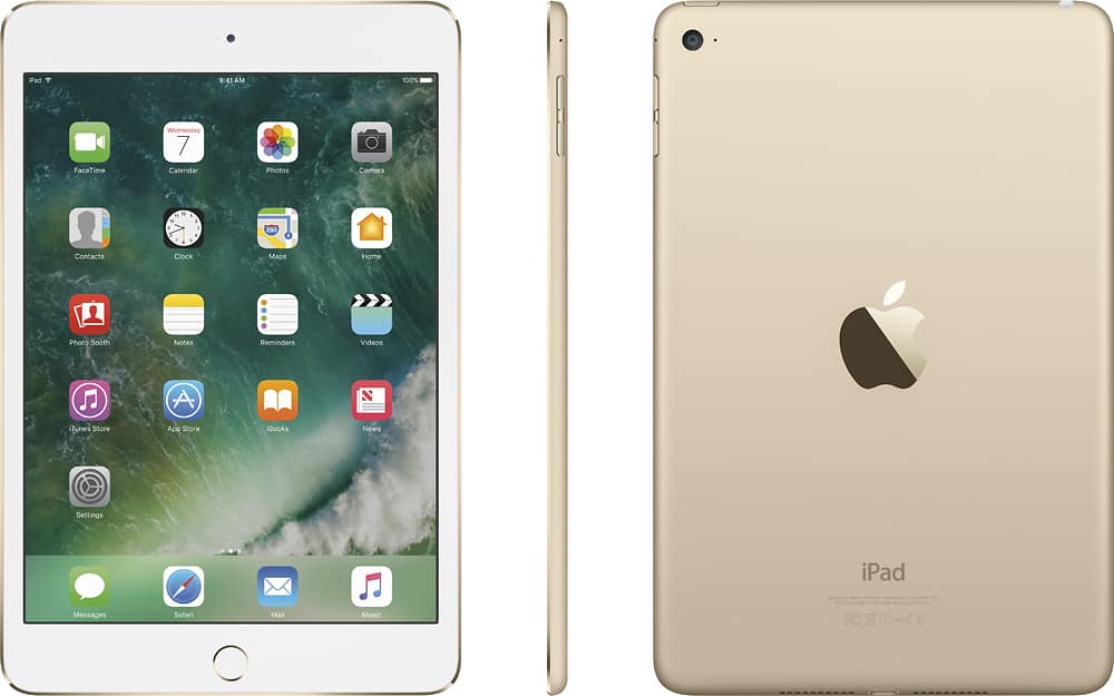 Best Buy: Apple iPad mini 4 Wi-Fi 64GB Gold MK9J2LL/A