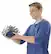Alt View 13. Hasbro - Playmation Marvel Avengers Ultron Prowler Bot - Silver/Blue.