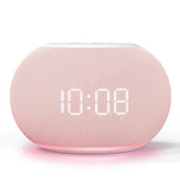 Dazzed Corner - Alarm Clock Sound Machine, Night Lights, Auto Dimmable - Pink