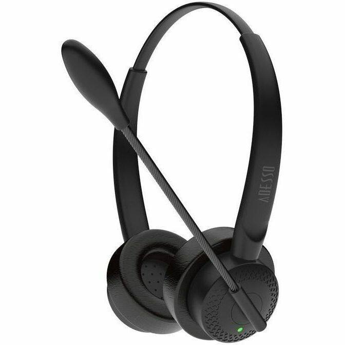 Alt View 5. Adesso - Adesso Xtream P4T-TAA Headset with Push to talk, Volume +/-, Answer/End Call Controls - Stereo - USB Type C, USB Type A - Unknown.