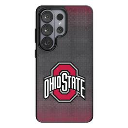 Keyscaper - NCAA - Ohio State Buckeyes Linen Galaxy Magnetic Bump Case - S25 Ultra - Black