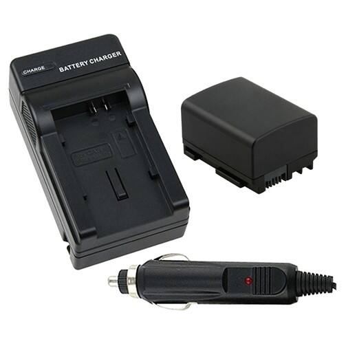 Front Standard. eForCity - Li-ion Standard Battery and Charger Set Bundle for Canon BP-808.
