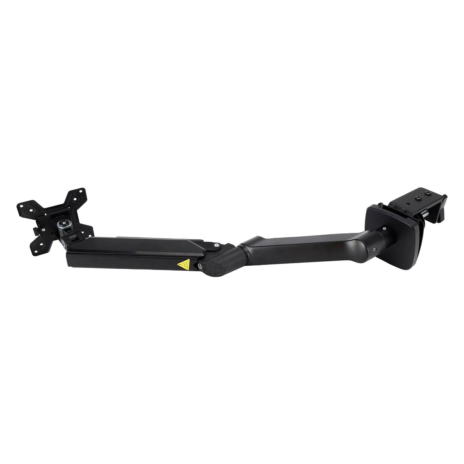 Alt View 8. Topteng - Ergonomic Single Monitor Desk Mount–Gas Spring Full Motion Arm for 17-32" Screens,VESA 75/100mm,Reduces Neck&Eye Fatigue - Black.