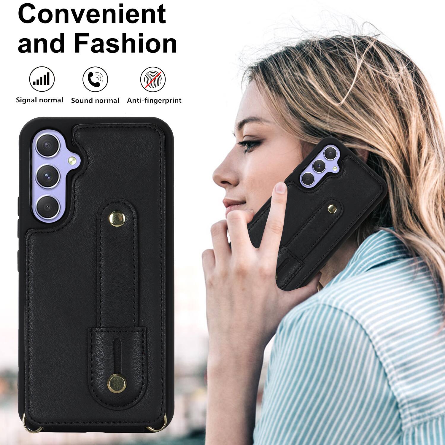 Convenient and Fashion  
Signal normal  
Sound normal  
Anti-fingerprint