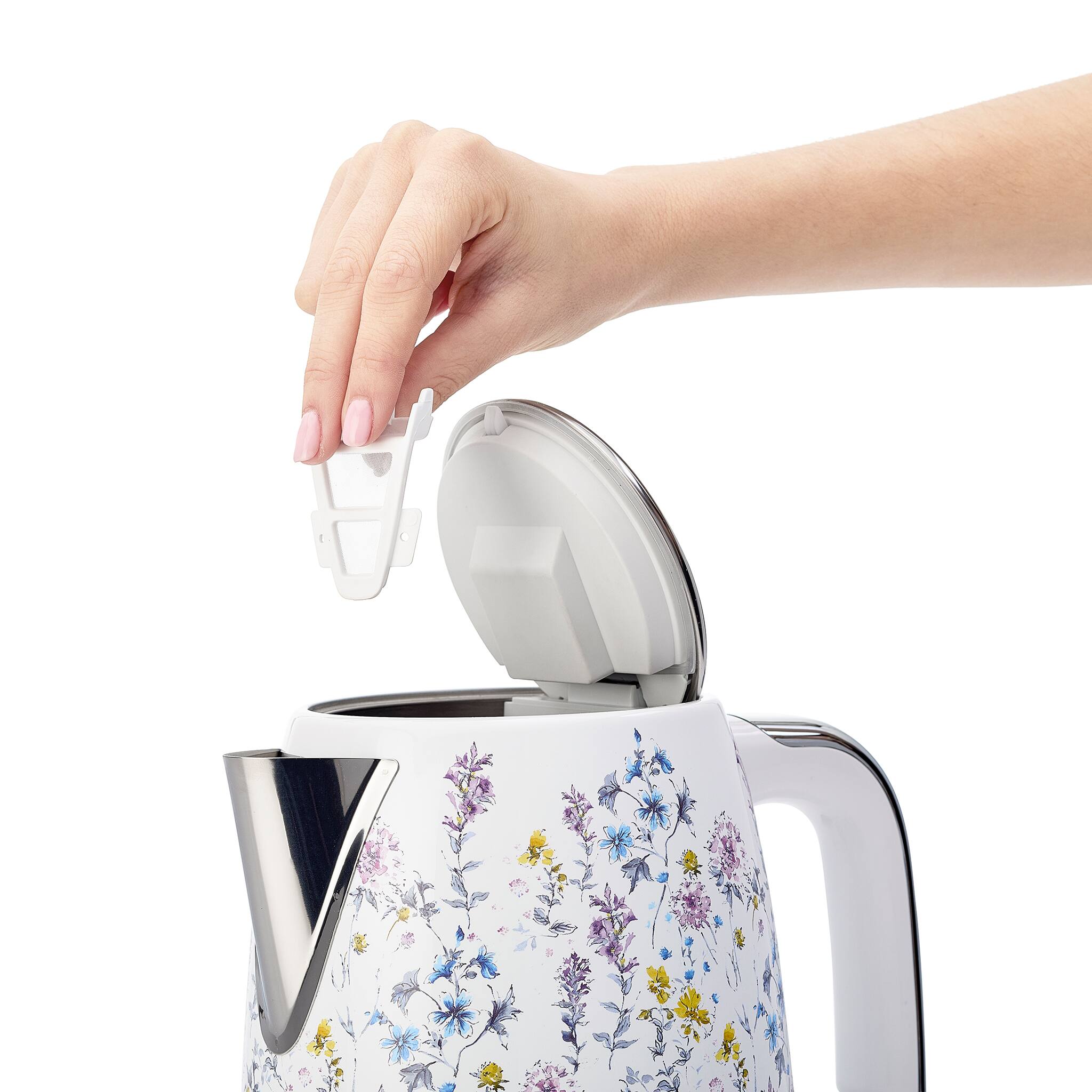Alt View 5. Laura Ashley - Jug Kettle - Wild Meadow.
