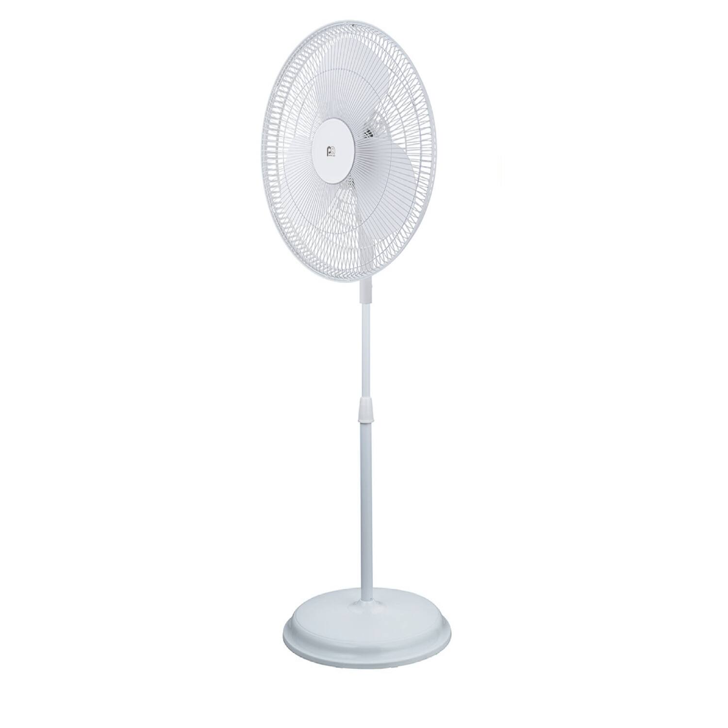 Angle. Perfect Aire - Perfect Aire 48.5 in. H X 16 in. D 3 speed Oscillating Pedestal Fan.