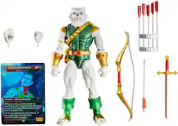 Marvel Legends Series Magic: The Gathering Man-Wolf, 6" Spider-Man Action Figure plus Exclusive Foil Trading Card