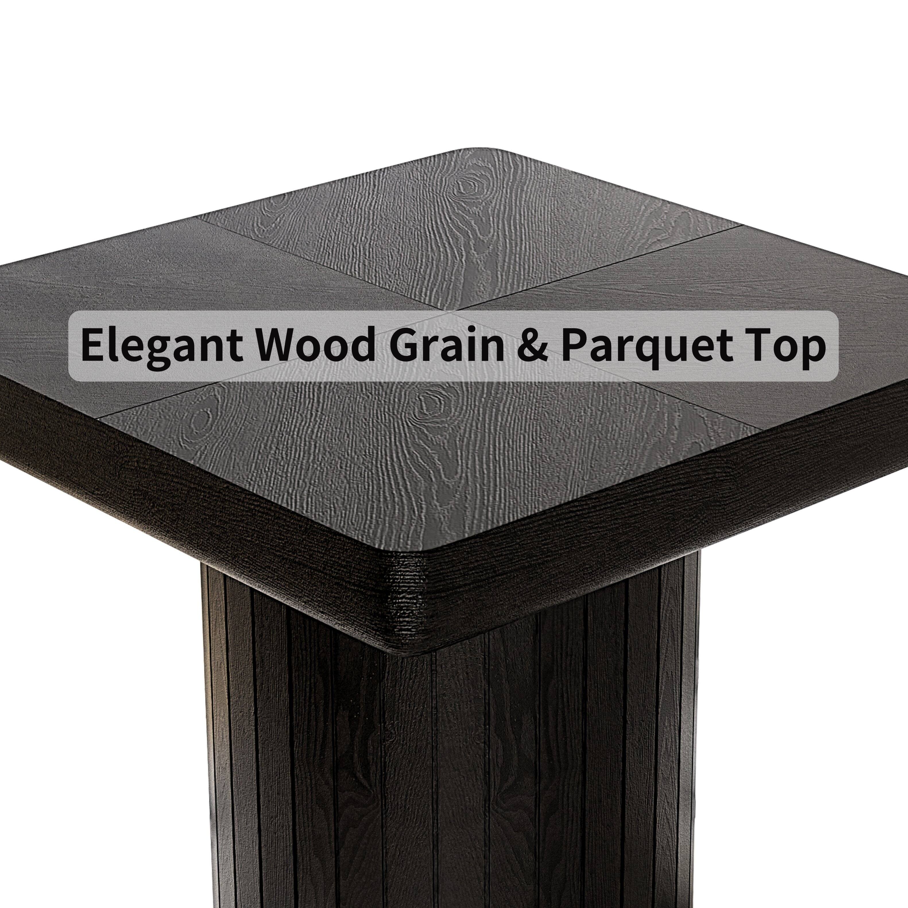 Elegant Wood Grain & Parquet Top