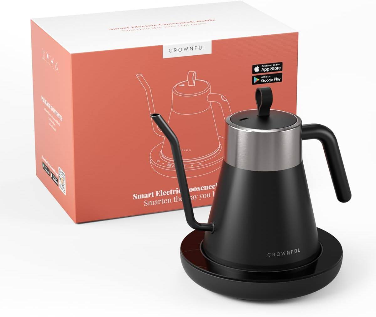 CROWNFUL

Smart Electric Kettle
Smarten the way you brew

Download the App Store
GET IT ON Google Play

Smart Electric Kettle
Smarten the way you brew

CROWNFUL

Essence
Say you I