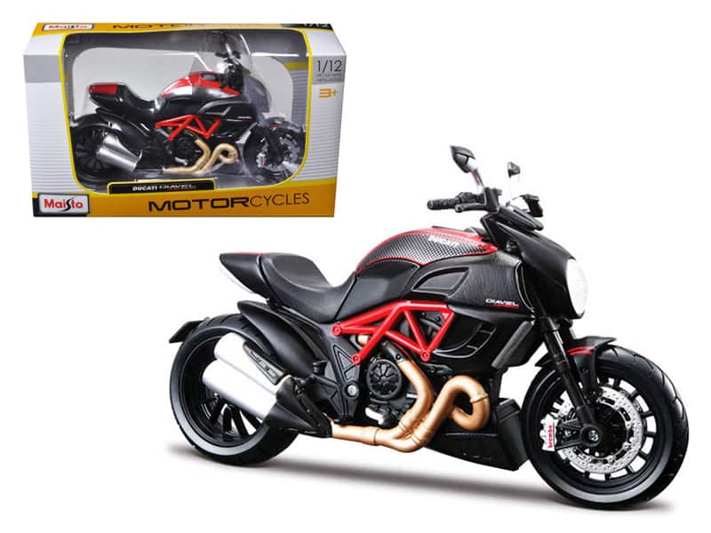Ducati Diavel Red and Carbon 1/12 Diecast Motorcycle Model by Maisto price history on PriceWatchPro