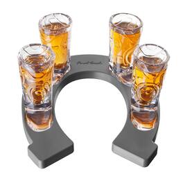 Final Touch - Wild West Cowboy Boot Shotglass Set - Gray