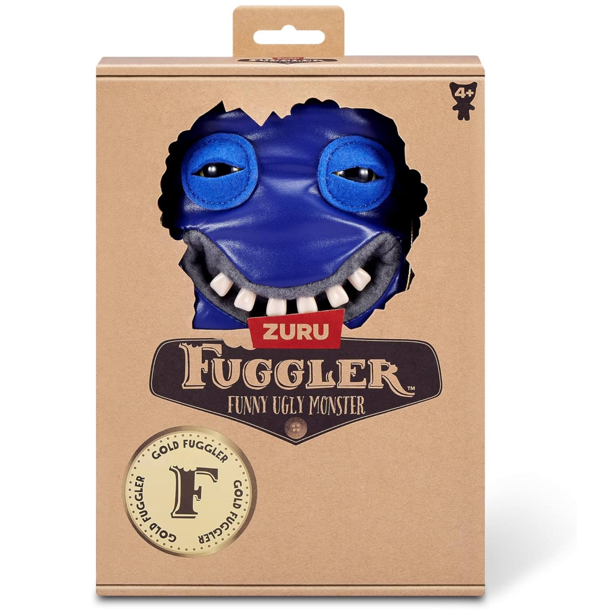 4+ ZURU FUGGLER FUNNY UGLY MONSTER GOLD FUGGLER