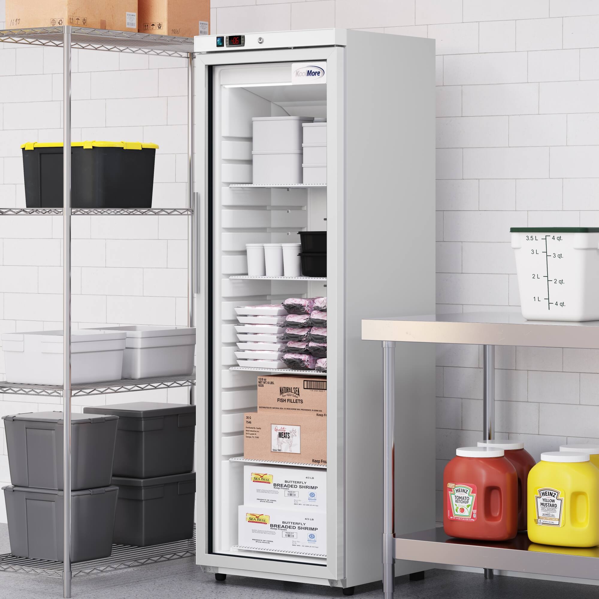 Nf  O 7   15 KcoMore 35L 4. 3L  2L 24 1L 4 - ..-. - - CTRNLSE FI FILLETS i - | : - - | - - - EATS Sass As  : Cd BUTTERIL BREAUED .NE C SorE I CR SDEADER SIITM d d - a KAINZ TOMATO  D LIN2 TOLOS PUSTARD D