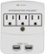 Front Zoom. Monster - Core Power 350 3-Outlet Surge Protector - White.
