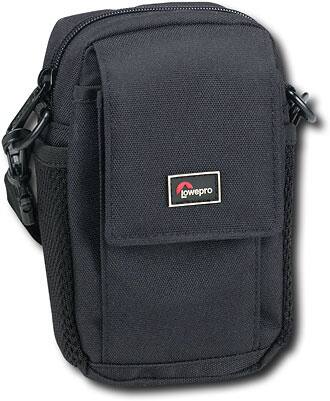 Front Standard. Lowepro - Zippered Pouch for Point-and-Shoot Camera - Black.