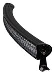 Front Zoom. Heise - 54" Curved Dual-Row LED Light Bar - Black.