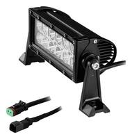 Heise - 8" Dual-Row LED Light Bar - Black - Front_Standard