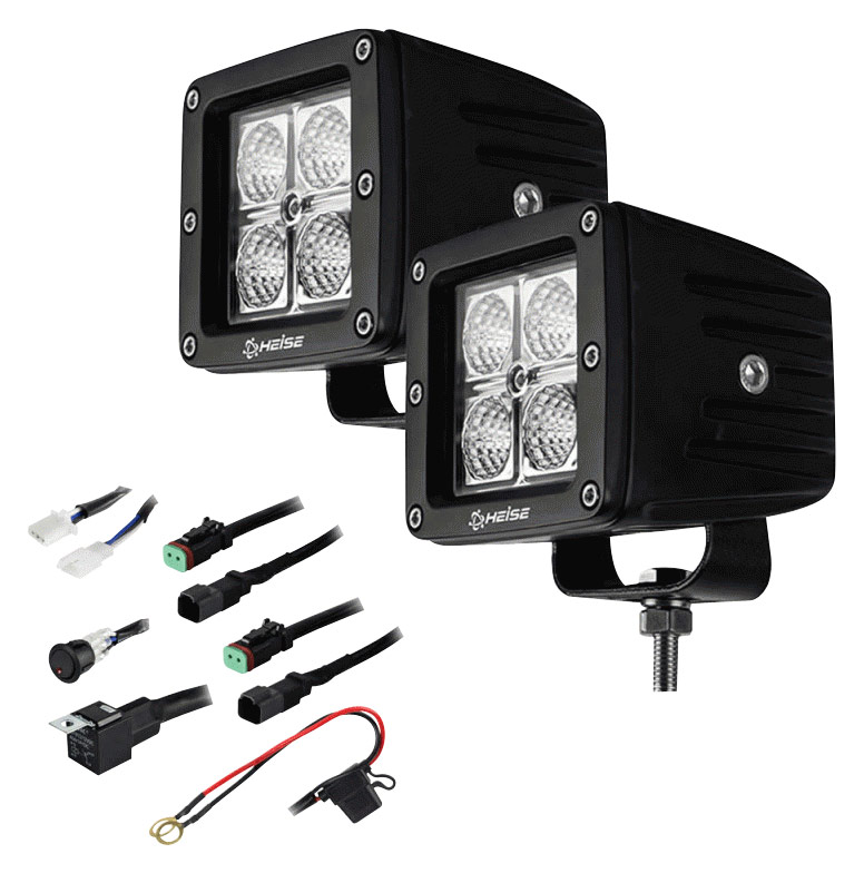 Heise - 4-LED Cube Light - Black was $149.99 now $112.49 (25.0% off)