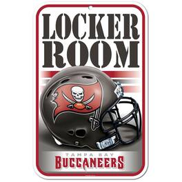 WinCraft - Tampa Bay Buccaneers 11'' x 17'' Locker Room Indoor/Outdoor Sign - Multicolor