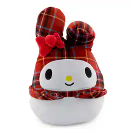 Kellytoy - Sanrio Squishmallows 8 Inch Plush | Plaid My Melody - Red