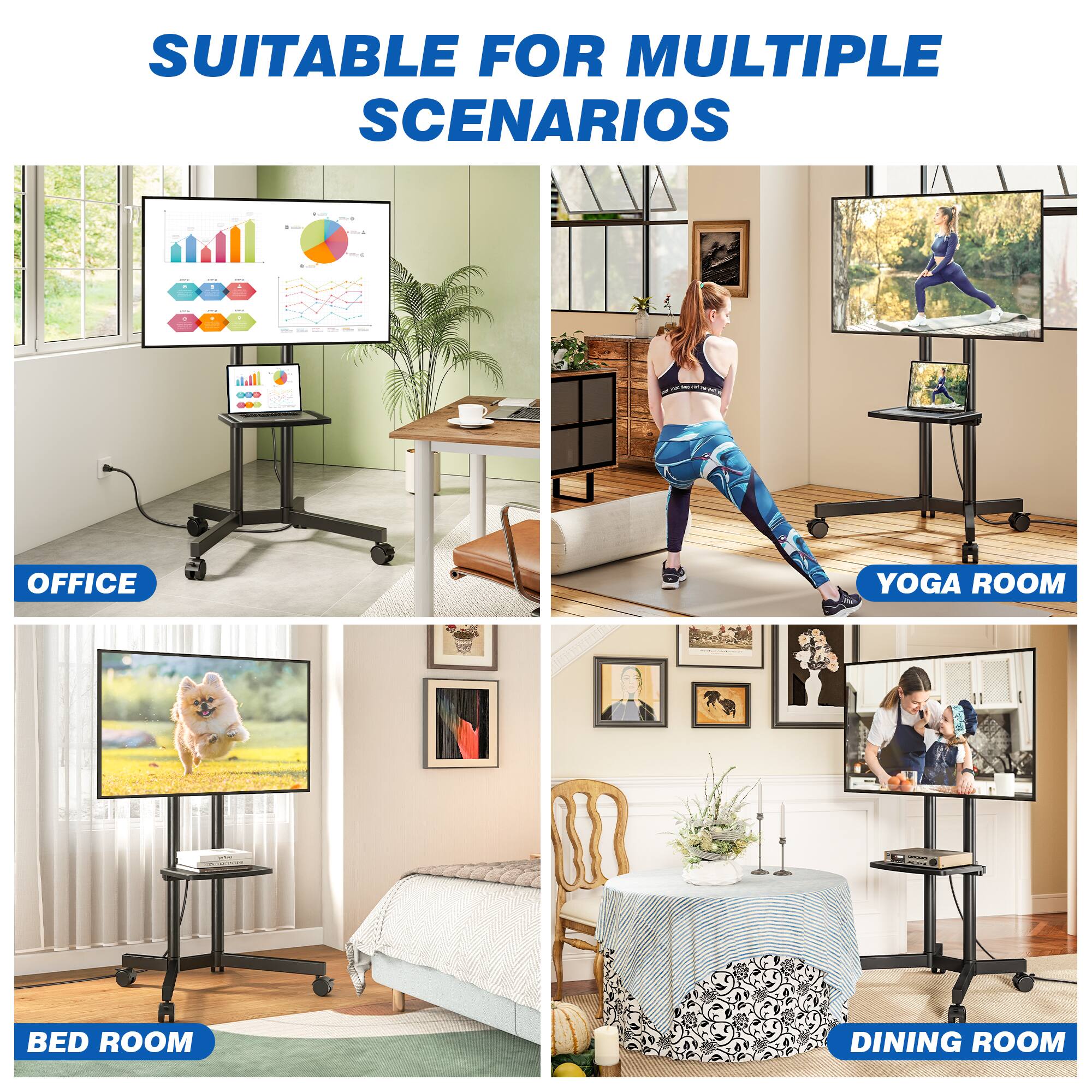 SUITABLE FOR MULTIPLE SCENARIOS

OFFICE
YOGA ROOM
BED ROOM
DINING ROOM