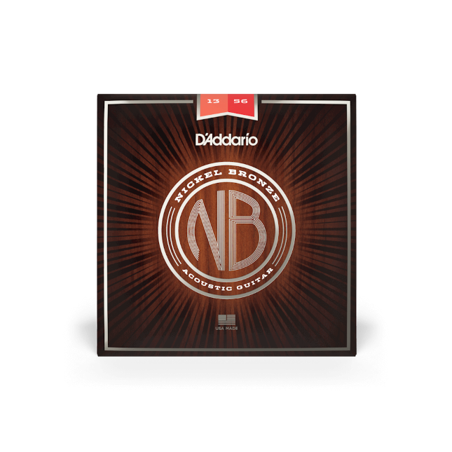 D'Addario - NB1356 Nickel Bronze Acoustic Guitar Strings, Medium, 13-56 price history on PriceWatchPro