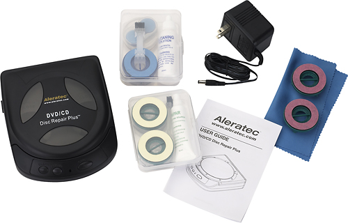  Customer reviews: Aleratec DVD CD Motorized Disc Repair Plus  System, DVD Repair, CD Resurfacer, Repairs up to 99% Scratched Discs, DVD Cleaner for Player, Includes Cleaning Solution