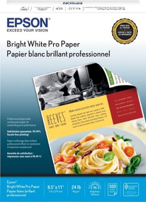 Epson - Bright White Paper - White