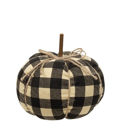 BreeBe - *Small Buffalo Check Pumpkin - Black