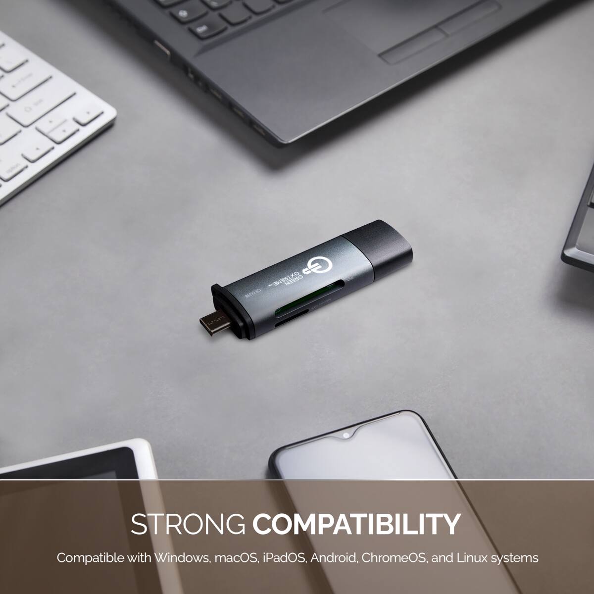 9 CD

STRONG COMPATIBILITY

Compatible with Windows, macOS, iPadOS, Android, ChromeOS, and Linux systems