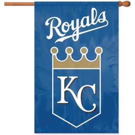 Party Animal - Kansas City Royals 44" x 28" Applique Team Flag - Multicolor