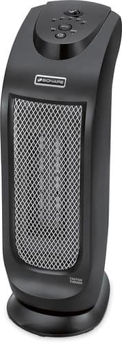 Bionaire - Oscillating Ceramic Heater - Black-Angle_Standard 